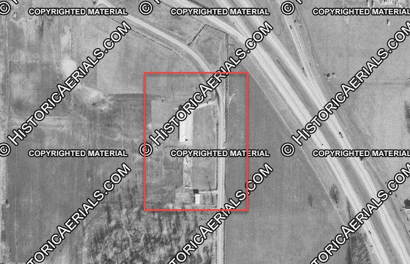 Cardinal Inn Motel - 1966 Aerial (newer photo)